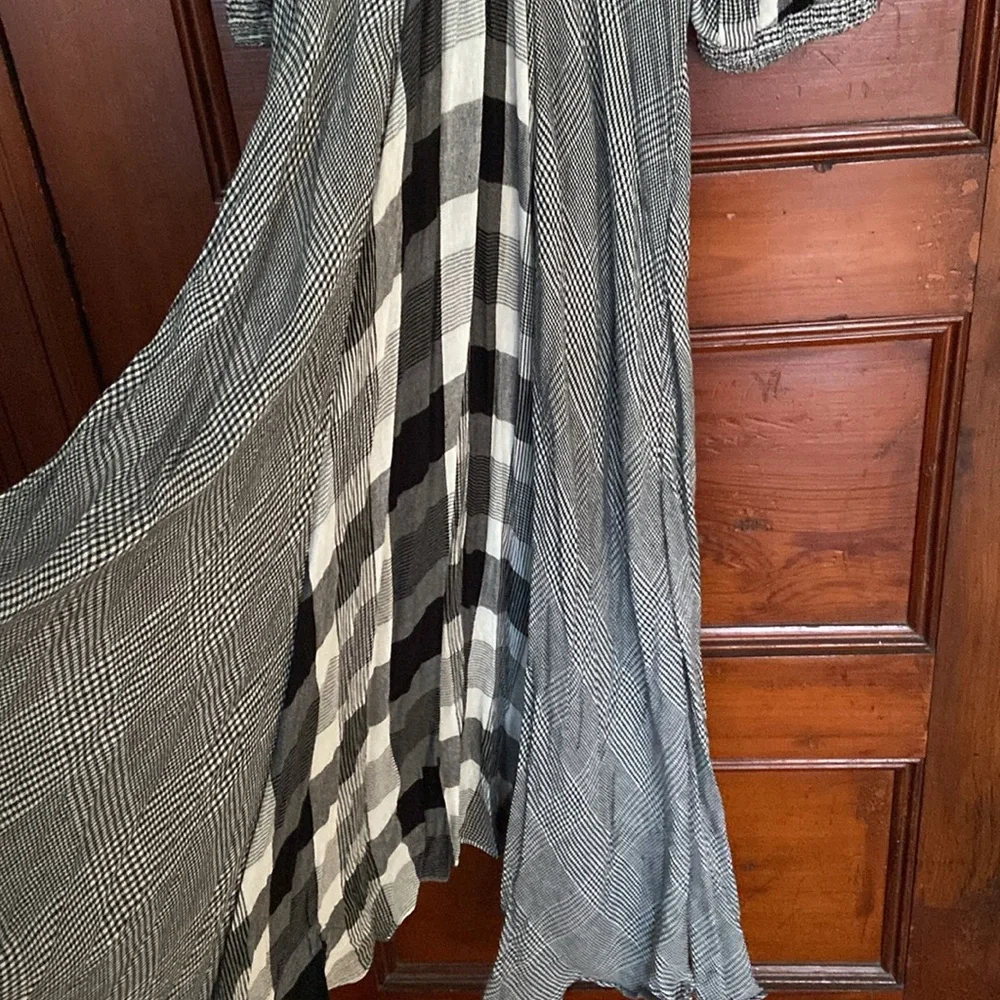 Free People Black and White Maxi Dress